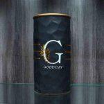 Golden Black G Design Ceramic Flower Vase 10.7 Inch