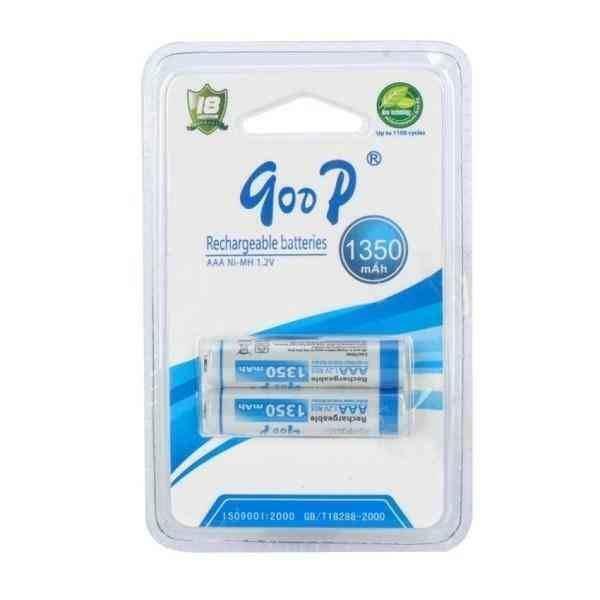Goop R03 Aaa 1.2V 1350Mah Ni-Mh Rechargeable Battery- 2Pcs