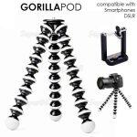 Gorilla Tripod With Mobile Clips For Camera And Mobile ( Assorted Color)