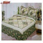 Green Box Printed Cotton Bedsheet With Pillow Cover