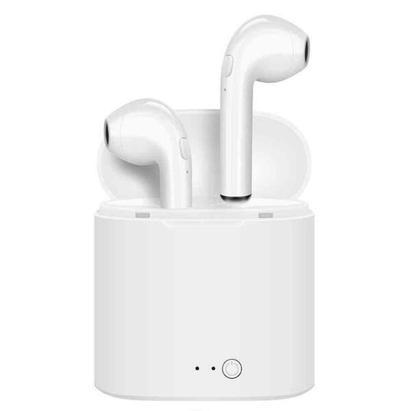 HBQ I7S Double Dual Mini Wireless 4.1 Bluetooth Earbuds With Power Case