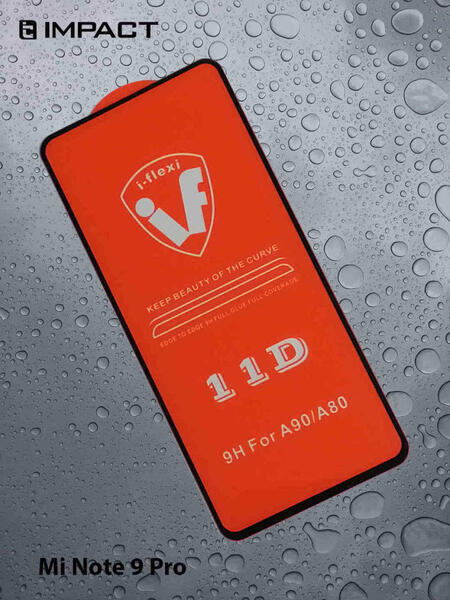 Impact 9H Full Glue Tempered Glass For Redmi Note 9 Pro