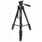 Jmary Techlife 2264 Upto 6Ft Height Professional Aluminium Tripod, Monopod For All Dslr Cameras (Black)