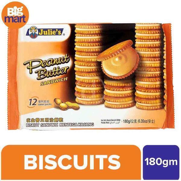Julies Peanut Butter Sandwich Biscuit 18 Gm