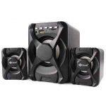 Kisonli Remote Control Tf Support  U-2500Bt Usb 2.1 Portable Computer Speaker With Fm -Black