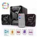 Kisonli U-2500Bt Usb 2.1 Portable Computer Speaker With FM