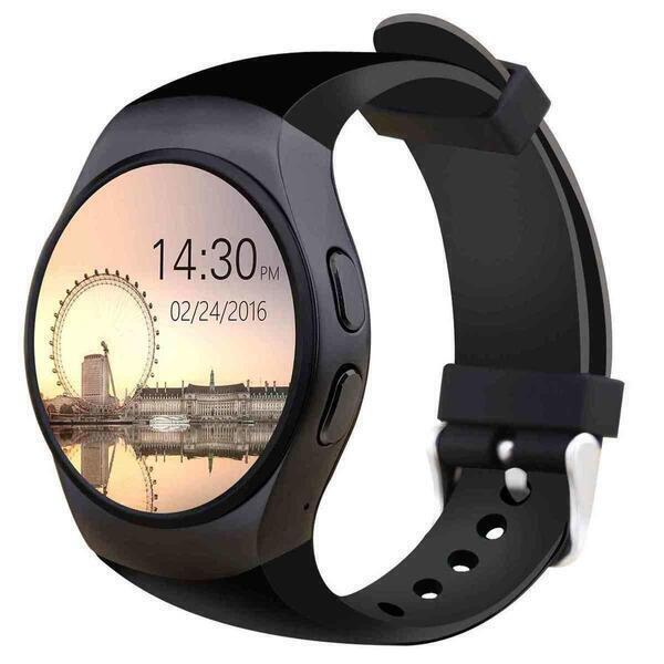 Kw18 Smartwatch Phone Support Tf Sim Card Heart Rate