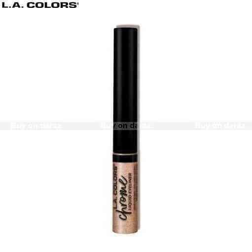 L.A. Colors Chrome Liquid Eyeliner - Rose Gold By Obsession Cosmetics
