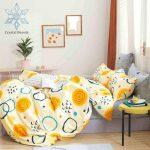 Luxurious King Size Ultra Soft Jeans Cotton Bedsheet With Two Pillow Covers