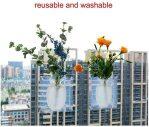 Magic Rubber Silicone Sticky Flower Wall Hanging Vase Container Floret Bottle，Antigravity Sticky Vase, Silicone Magic Vase(1pcs)