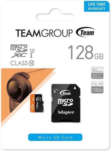Micro SDHC Class 10, 128GB