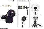 Mini Ball Head 1/4 Screw 360 Degree Aluminium Alloy Body Rotating Swivel Mini Tripod Ball Head For Camera And Mobile