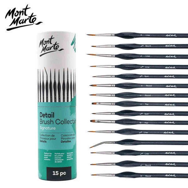 Mont Marte Detail Brush Collection 15pc