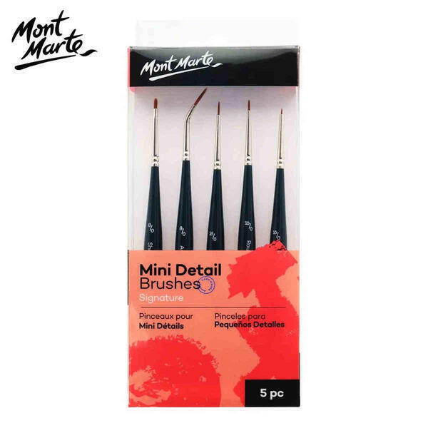 Mont Marte Mini Detail Brush Set 5pc
