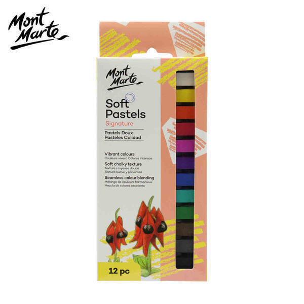 Mont Marte Soft Pastels 12pc