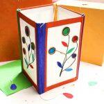 Multicolor Printed Lamp Shade 17*26 Cm