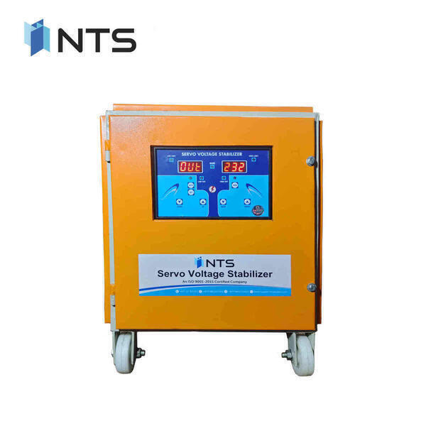 NTS SERVO Voltage Stabilizer 15 KVA, 90V-300V, PLC Based, For Main Line