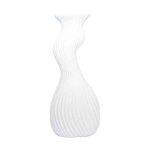 Off White Snake Shape Flower Vase 18 Inches