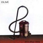 OLIVE 1800 watt Drum Type Dry Vacuum Cleaner with Duel Filtration System (Red)