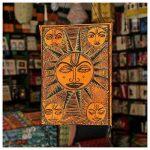 Orange Surya Design Lokta Paper Lamp Shade 7*10 Inch