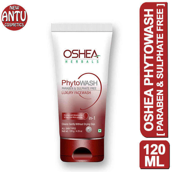 Oshea Herbals Phytowash Paraben and Sulphate Free Luxury Face Wash for All Skin Type - 120ml