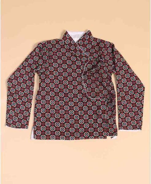 Red and Blue Star Cotrise Bhoto - For Winter