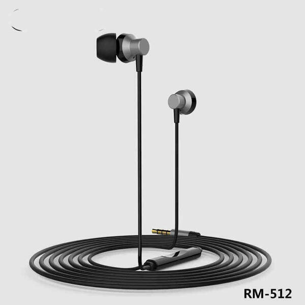 RM-512 Wired Black Earphone