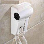 Sanitary Wares Hair Dryer Convenient Plastic Household Wall Hair Dryer With Socket Water Proof Bathroom Hairdryer By Shippr