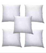 Set Of 5 Fiber Korean Cushion- White