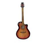 Signature Glossy Sunburst Cutaway Guitar With Free Guitar Bag And Guitar Picks