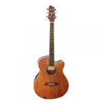 Smiger Sm-401-B Dark Brown 40 Acoustic Guitar With Equalizer & Tuner