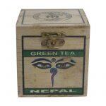 Special Green Tea  Simple Wooden Box 50gm