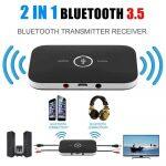 Wireless 2 in 1 Bluetooth 5.0 Audio Receiver & Transmitter (Low latency, Top quality BT audio)