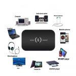 Wireless Bluetooth 4.2 Receiver Transmitter Adapter Hifi 2-In-1 3.5Mm Wireless Audio Adapter