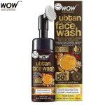 WOW Ubtan Foaming Face Wash with Built-In Face Brush for Deep Cleansing - 150 ml