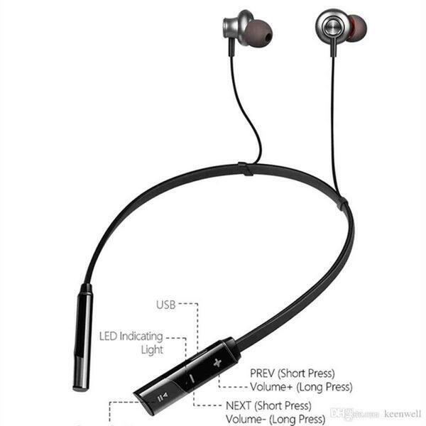 Y10 Neckband Wireless Bluetooth Earphone