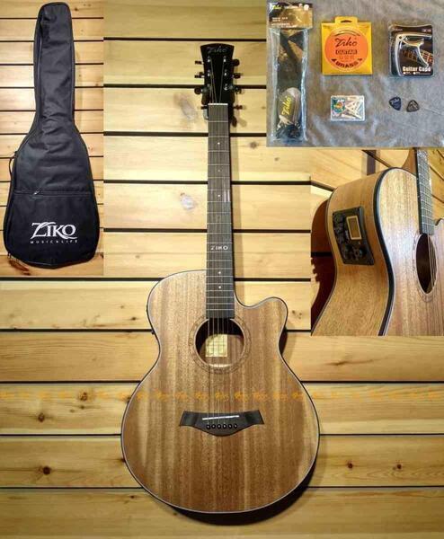 Ziko Semi Acoustic Guitar With Full Package