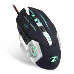 Zoook Bomber Wired USB Gaming Mouse with 3200 DPI and Colorful LED Light
