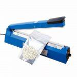 10 Inch Heavy Duty Impulse Plastic Sealer 250mm Portable Manual Plastic Bag Heat Sealing Machine