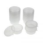 20 Pc Storage Containers Foam Ball Storage Cups Containers With Lids Small Property Package Organizers Home Supplies