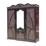 3 Door Wardrobe With Mirror And Drawers (6ft X 6ft)