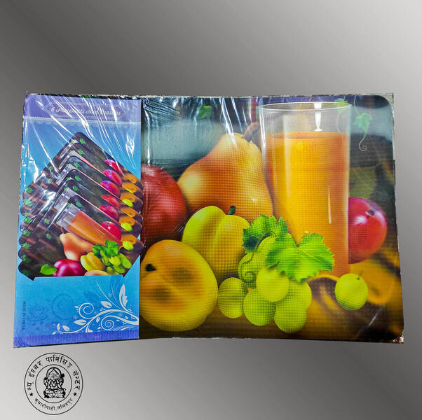 3D Dinning Coaster Kitchen Table Placemats Linen 6 Pcs For Plate And CUP 3