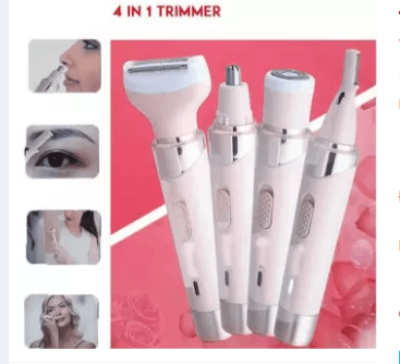 4 in 1 ProGemei Rechargeable Ladies Grommer Shaving Kit GM-3074