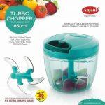 5 Blades Vegetable Chopper, Cutter with Lid (850mL) for Kitchen
