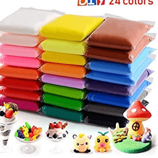 6 Colors Air Dry Clay For Kids
