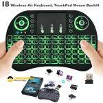 7 Colors Backlit Wireless Air Mouse Keyboard For Smart Tv & Android Tv Box