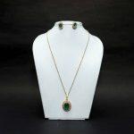 AD Ruby Oval Shaped Set