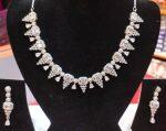 American Diamond Studded  Necklace & Earrings Set