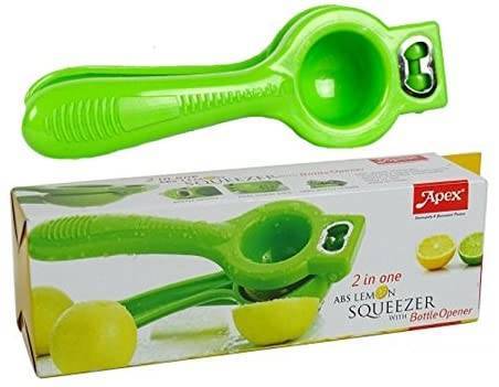APEX 2 in ONE ABS Plastic Lemon Squeezer with Bottle Opener