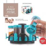Apex SPICE STORAGE (6 Pcs Set) Salt, Pepper etc... (Colour may vary as per available stock)
